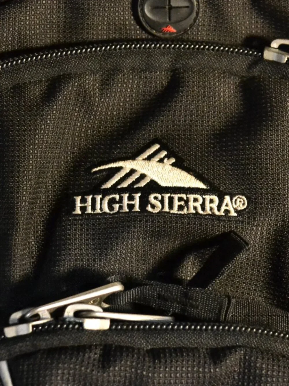 High Sierra Swerve Backpack Black Suspendion Strap System Travel Camping School